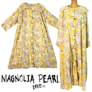 Magnolia Pearl - European Cotton Lila Bell Dress - Banana Bread